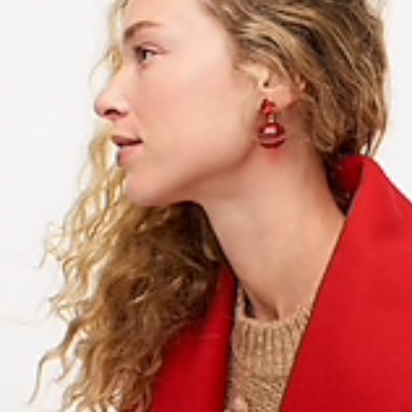 J.CREW Earrings Disco Ball Drop - Picture 2 of 3
